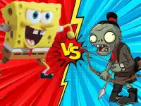 Zombie Vs SpongeBoob background