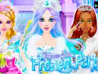 Princess Salon: Frozen Party Princess background