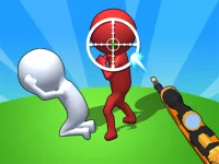 Stickman Sniper Western Gun background