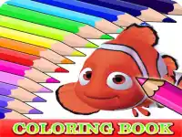 Coloring Book for Finding Nemo background