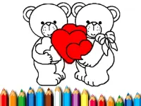 Happy Valentines Day Coloring background