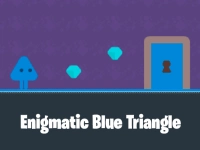 Enigmatic Blue Triangle background
