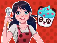 Ladybug Cooking Cupcake : Cooking games for girls background