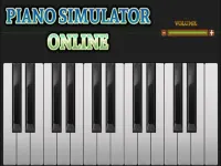 Piano simulator online background