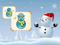 Happy Snowman Coloring background
