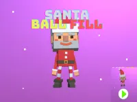 Santa Ball Fill 3D background