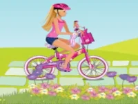 Barbie Rides Bike background