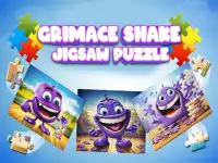 Grimace Shake Jigsaw Puzzlef background