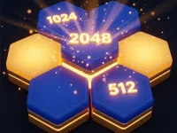 Hexa Merge 2048: Puzzle background