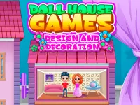 Doll House Games Design and Decoration background