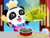Baby Panda Chinese Holidays background