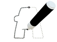 Letter Layout Coloring background