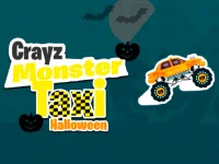 Crayz Monster Taxi Halloween background