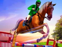 Horse Show Jump Simulator 3D background