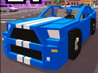 Blocky Race background