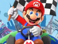 Mario Kart Race Memory background