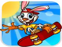 Lapin Patineur - Bunny Skater background