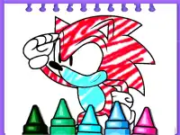 BTS Sonic Coloring Book background