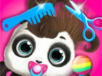 Panda Baby Bear Care Game background