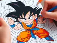 Anime Coloring Book background