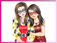 Best Friends Dressup background