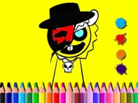 Sprunki Coloring Time background