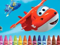 Superwings Coloring background
