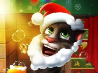 Talking Tom Christmas background