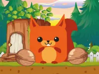 Blocky Squirrel background
