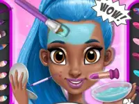 Super Water Girl Bath Time background