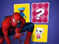 Spiderman Memory Card Match background