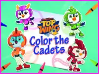 Top Wing: Color the Cadets background