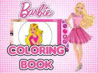 Barbie Coloring Books background
