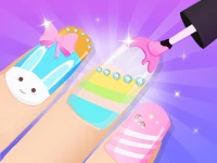 Girls Fun Nail Salon background