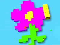 Pixel Block 3D background