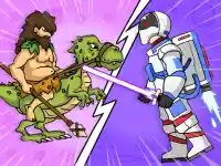 Human Leap Evolution background
