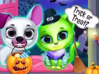 Scary Makeover Halloween Pet Salon background