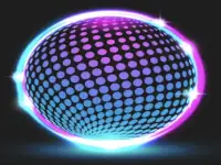 Funny Neon Ball background