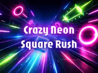 Crazy Neon Square Rush background