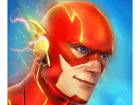 Super heros Combat & flying background
