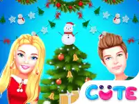Ellie And Ben Christmas Preparation background