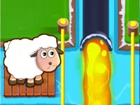 Sheep and road background