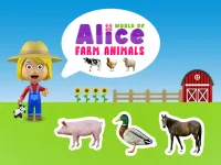World of Alice   Farm Animals background