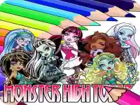 Coloring Book for Monster High background