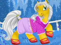 Horse Tina Dressup background