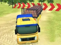 Modern OffRoad Uphill Truck Driving background