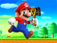 Super Mario Run And Shoot background