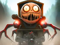 Scary Horror Choo Choo Game background