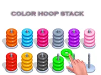 Color Hoop Stack - Sort Puzzle background