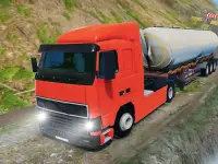 Oil Tanker Truck Transport background